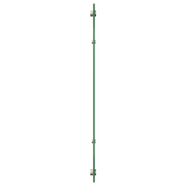 vidaXL Virtuves aizsargpanelis Dzeltena 110 x 60 x 0,6 cm