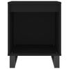 vidaXL naktsgaldiņi, 2 gab., melni, 40x35x50 cm, inženierijas koks