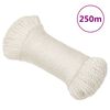 vidaXL darba virve, balta, 3 mm, 250 m, polipropilēns