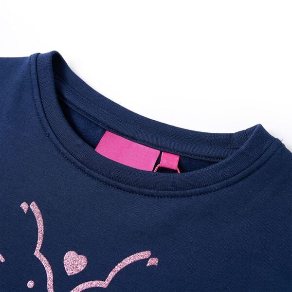 Bērnu džemperkleita, tum&scaron;i zila, 92