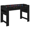 vidaXL Frizbija galds Melnais Ozols 125 x 60,5 x 80 cm