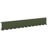 vidaXL Zāliena Apmale 10 gab. 102 x 15 x 4 cm Tērauds Olīvu zaļ&scaron;