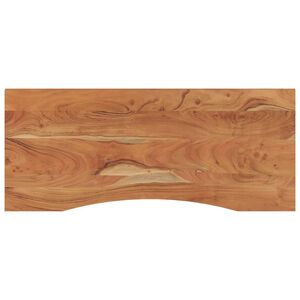 vidaXL galda virsma, 140x60x2,5 cm, taisnstūra, akācijas masīvkoks