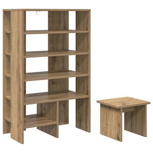 vidaXL Apavu skapis 2 gab. 62 x 35 x 100 cm Inženierijas koks