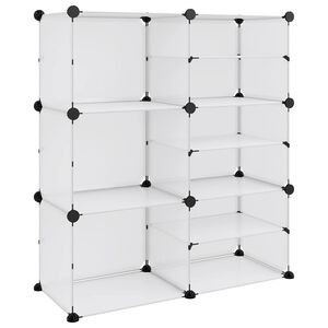 vidaXL apavu plaukts, caurspīdīgs, 84x31,5x93 cm, plastmasa