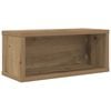 vidaXL CD uzglabā&scaron;anas plaukts Artisan Ozols 40 x 17 x 17 cm