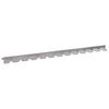 vidaXL Zāliena Apmale 10 pcs 102 x 4 x 4 cm Tērauds Sudraba