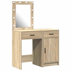 vidaXL Dressing galds 2 pcs Brūna 50 x 41 x 135 cm Inženierijas koks