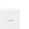 vidaXL kumodes, 2 gab., baltas, 60x31x84 cm, inženierijas koks