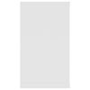 vidaXL sienas plaukti, 2 gab., balti, 80x15x26,5 cm, inženierijas koks