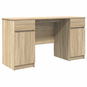 vidaXL Galds Sonomas ozola Inženierijas koks 140 x 49 x 76 cm