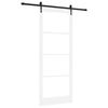 vidaXL Slīdo&scaron;ās durvis Balts 93 x 232 cm