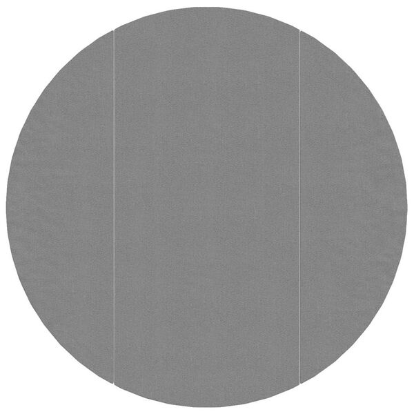 vidaXL baseina pamatnes aizsargs, gai&scaron;i pelēks, &Oslash;366 cm, ģeotekstils