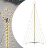 vidaXL LED Ziemassvētku eglīte 570 LED Silti Balta 399 cm