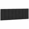 vidaXL galvgaļa spilvens, Hanko, melns, 120 cm, samts
