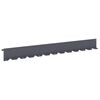 vidaXL Zāliena Apmale 20 gab. 102 x 10 x 4 cm Tērauds Antracīta