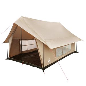 vidaXL Kabriolet telts Krēmkrāsa 340 x 246 x 210 cm Kokvilna