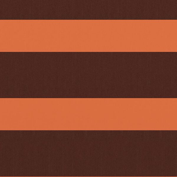 vidaXL balkona aizslietnis, 75x500 cm, oranžs un brūns oksforda audums