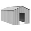 vidaXL suņu māja ar jumtu 114x202x101 cm cinkots tērauds