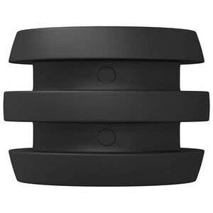 vidaXL Futbola galda bloki 3 x 3 x 2 cm stienis 16 pcs Melna