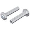 vidaXL Slēdzene skrūve Vienkrāsains 2 pcs Sudraba M6 x 30 mm Tērauds