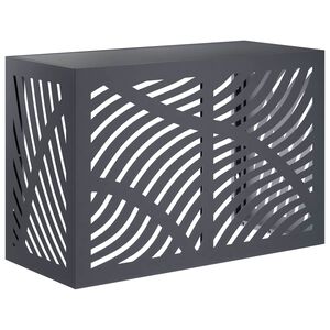 vidaXL Gaisa kondicioniera pārsegs Antracīta 90 x 40 x 60 cm Tērauds