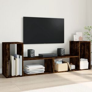 vidaXL TV skapī&scaron;i, 2 gab., koka krāsa, 75x30x50 cm, inženierijas koks