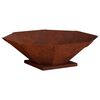 vidaXL Uguns bedre Rūsa 50 x 50 x 15,5 cm Novecināts tērauds