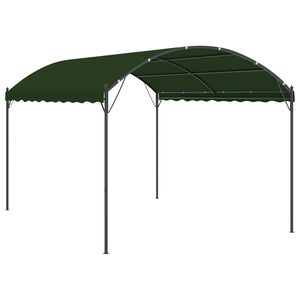 vidaXL Nojume 4 x 3 x 2,6 m Zaļa Poliesters un tērauds