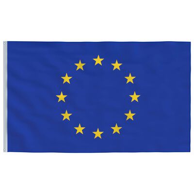 vidaXL Eiropas Savienības karogs, 90x150 cm