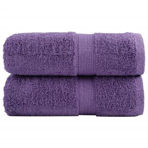 vidaXL augstākās kvalitātes dvieļi SOLUND, 2 gab., violeti, 30x30 cm, 600 g/m&sup2;