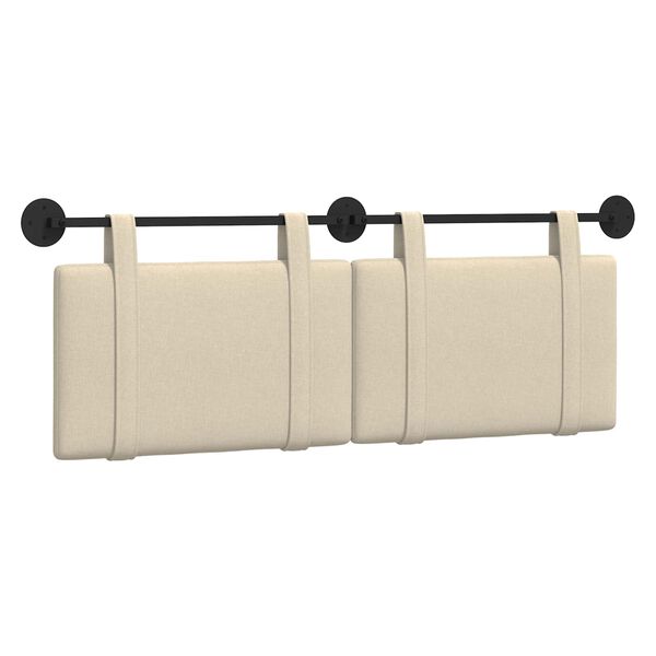 vidaXL Karājo&scaron;s galvgalis Krēmkrāsa 150 x 55 x 5 cm audums