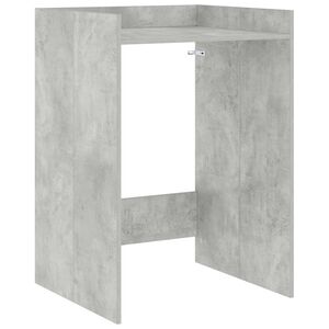 vidaXL Veļas ma&scaron;īnas skapis Betona pelēks 67,5 x 62 x 97 cm