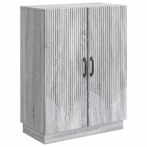 vidaXL Puse Pelēks Sonoma ozols 66 x 34,5 x 87 cm Inženierijas koks