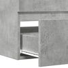 vidaXL izlietnes skapītis, betona pelēks, 90x38,5x45 cm, skaidu plātne