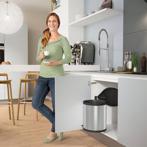 Hailo atkritumu tvertne Compact-Box, M izmērs, 15 L, tērauds