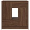 vidaXL kumode ar atvilktnēm un durvīm, brūns ozols, 70,5x34x74,5 cm