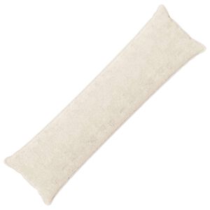 vidaXL Spilvenu pārvalks HOUTEN Balts 40 x 145 cm Mākslīga tru&scaron;a