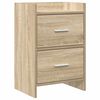 vidaXL Nakts skapī&scaron;i Sonomas ozols 40 x 30 x 60 cm Inženierijas koks