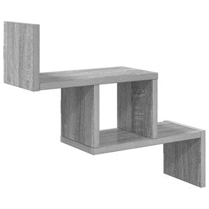 vidaXL Sienas plaukts Pelēks Sonoma 48 x 15 x 42 cm Inženierijas koks