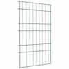 vidaXL Dīķa žoga komplekts 8 pcs Zaļa 50 x 80 cm Tērauds