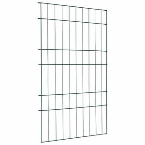 vidaXL Dīķa žoga komplekts 8 pcs Zaļa 50 x 80 cm Tērauds