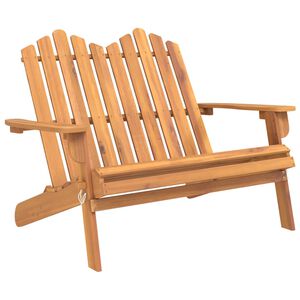 vidaXL dārza sols, 126 cm, akācijas masīvkoks