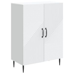 vidaXL Puse Balts 66 x 34,5 x 89,5 cm Inženierijas koks