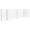 vidaXL H-formas gabions, tērauda stieple, 260x40x80 cm