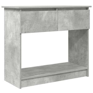 vidaXL konsoles galds ar atvilktnēm, betons pelēks, 85,5x38,5x74,5 cm