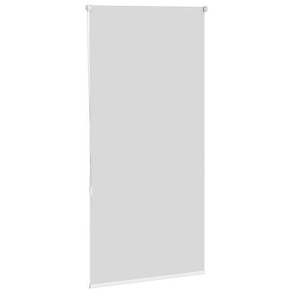 vidaXL rullo žalūzija balta 80x150 cm auduma platums 75,7cm poliesters