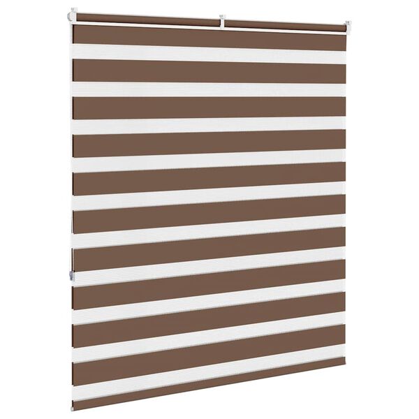 vidaXL žalūzijas zebra 125x150 cm auduma platums 120,9 cm poliesters