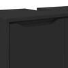 vidaXL Vannas istabas izlietnes skapītis Melna 60 x 30 x 60 cm