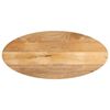 vidaXL galda virsma, 90x40x2,5 cm, ovāla, mango masīvkoks